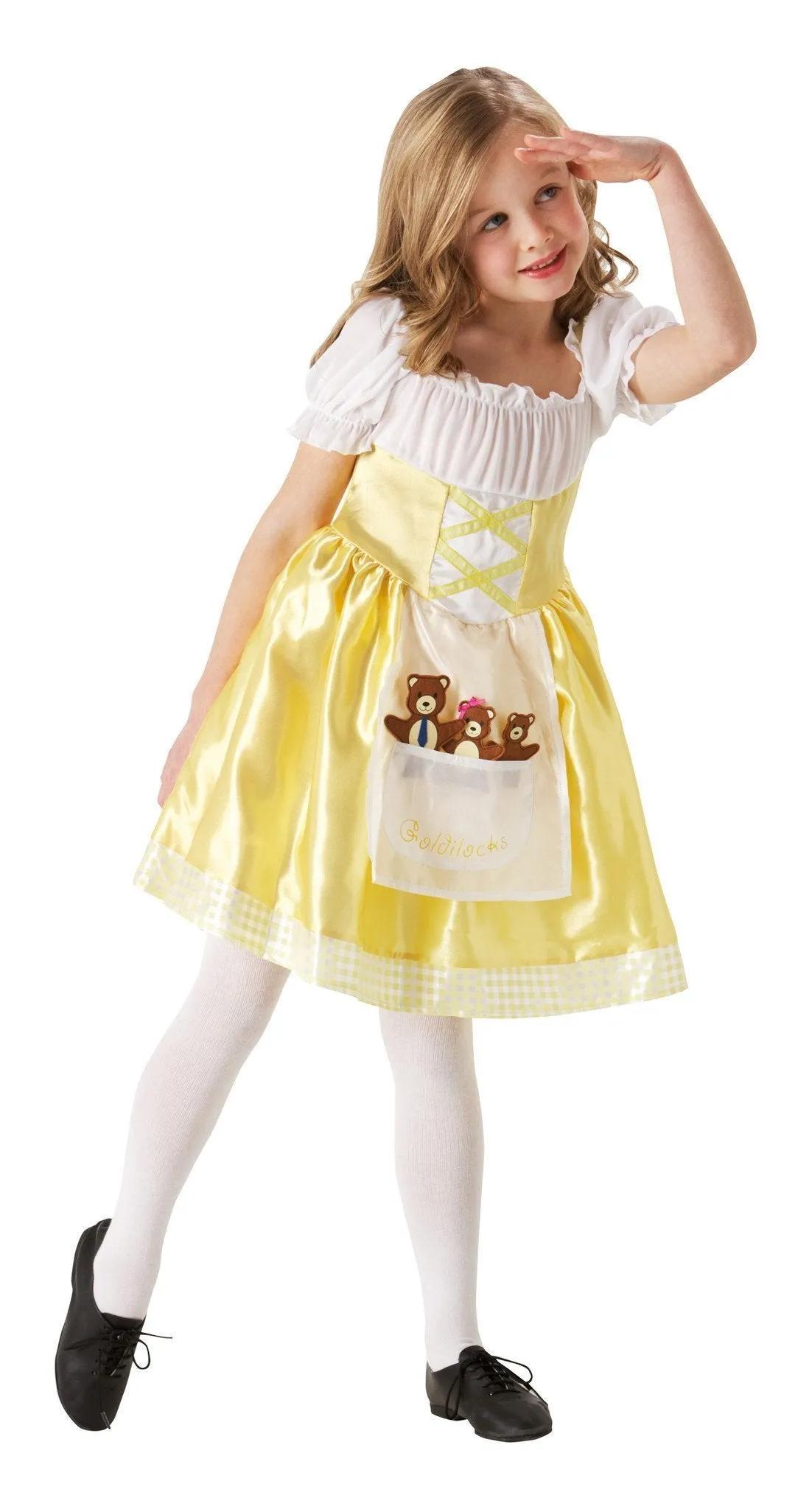 Charming Goldilocks Costume for Kids - Enchanting Fairytale Dress-Up Outfit with Accessories