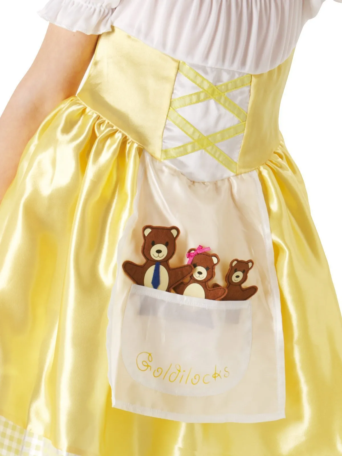 Charming Goldilocks Costume for Kids - Enchanting Fairytale Dress-Up Outfit with Accessories